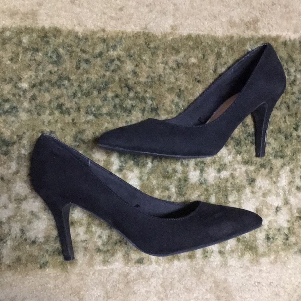 black heels